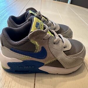 TODDLER BOY NIKE 7C GRAY AND BLUE